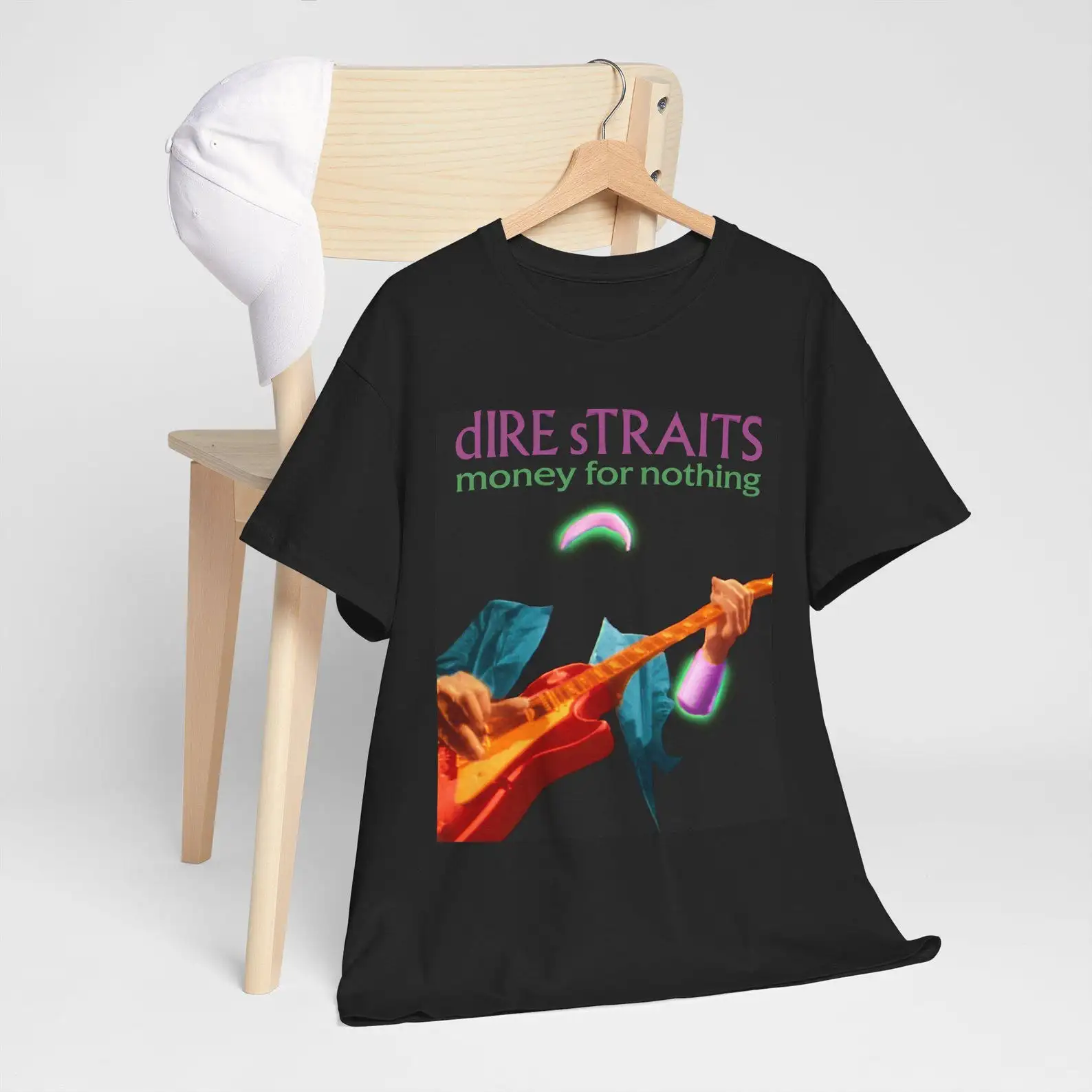 Dire Straits T-Shirt Money for Nothing | Vintage Band Rock Unisex Tee