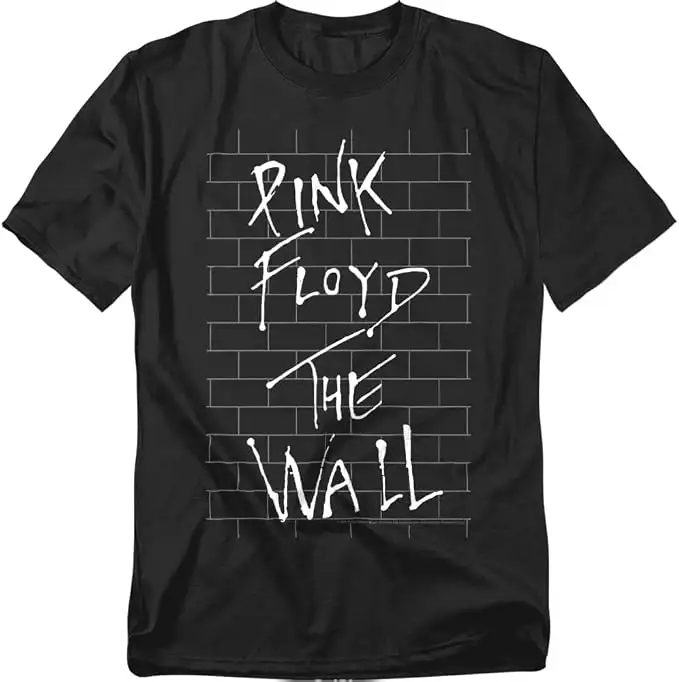 Pink Floyd The Wall Album Rock Band Black T Shirt