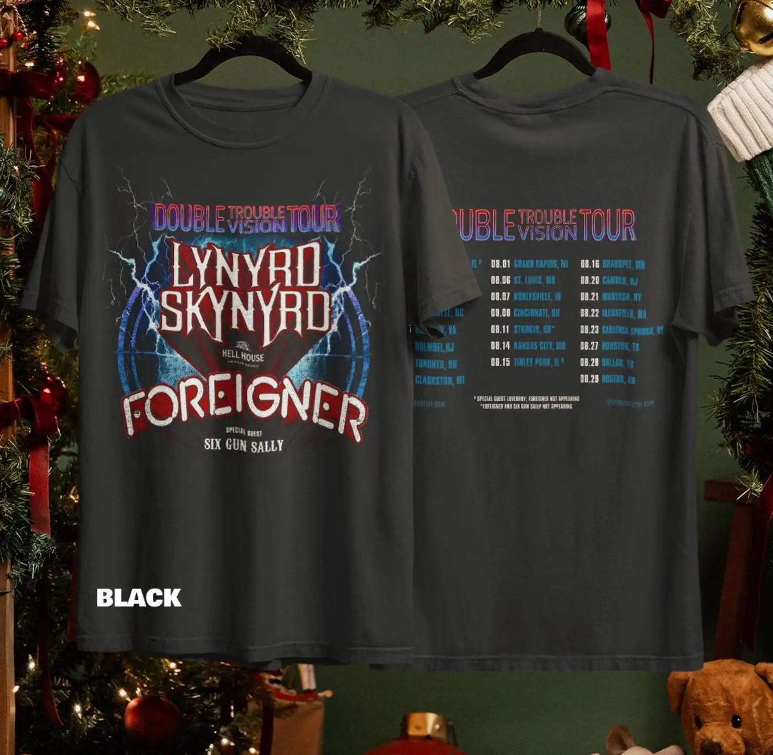 Lynyrd Skynyrd Double Trouble Vision Tour 2026 Shirt, Classic Rock Concert-T-Shirt