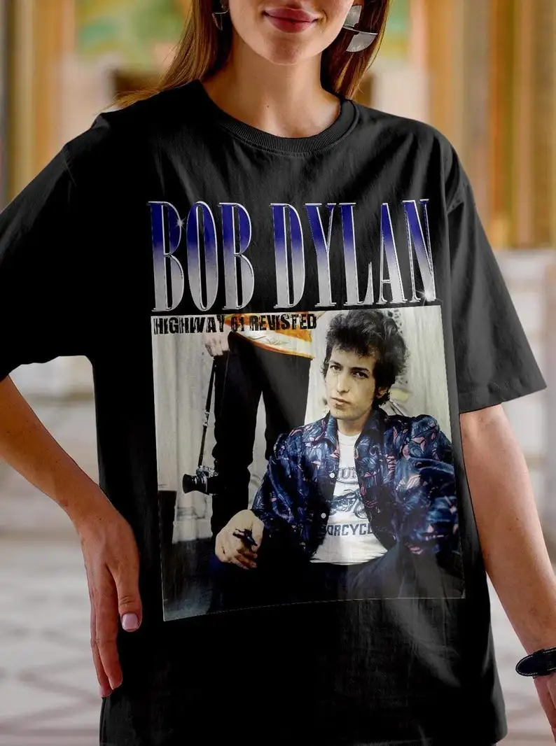 Alternative view of Vintage Bob Dylan T-Shirt: Singer-Songwriter Graphic Tee