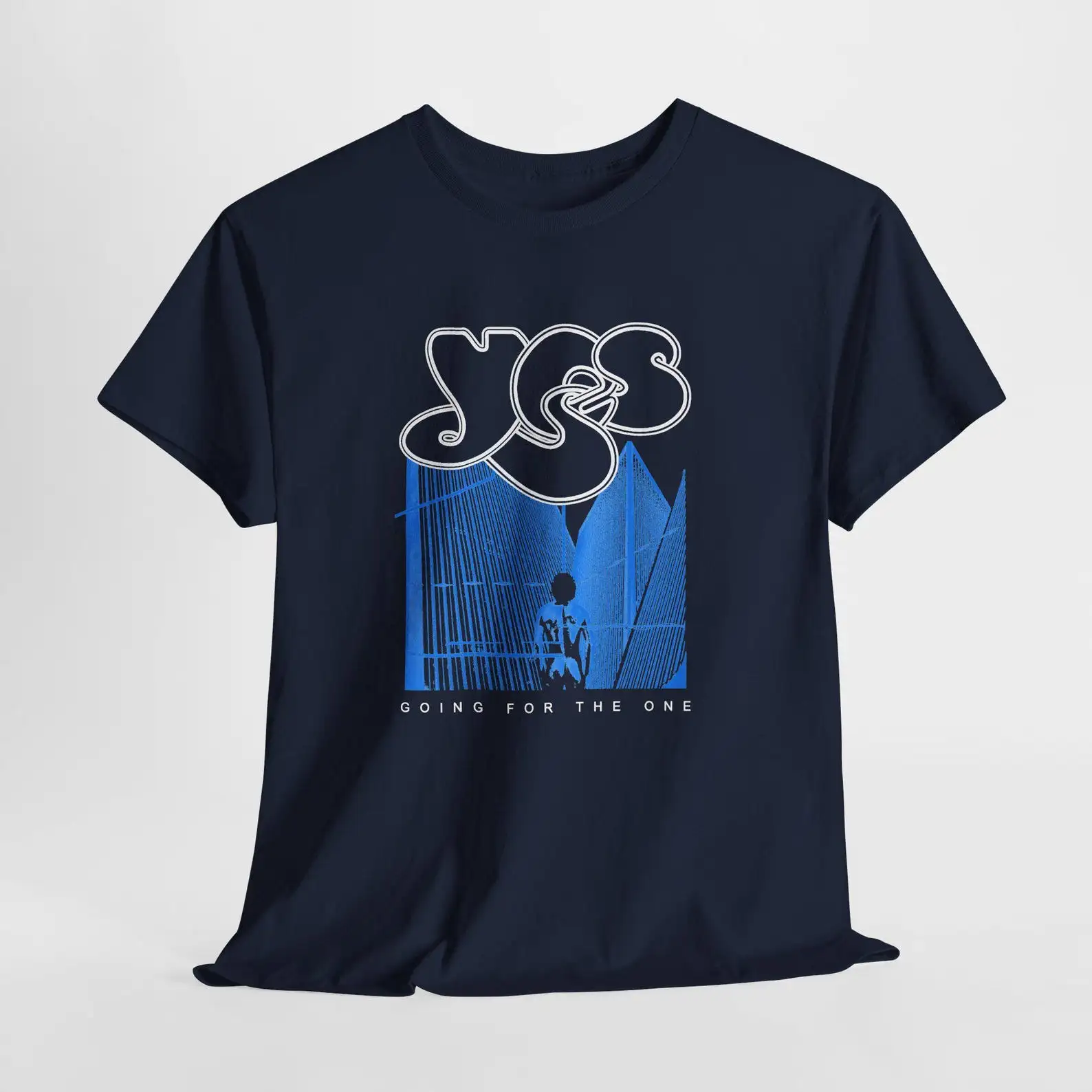 Yes Band Graphic Tee | Going for the One album art, Bridge silhouette - Image 3