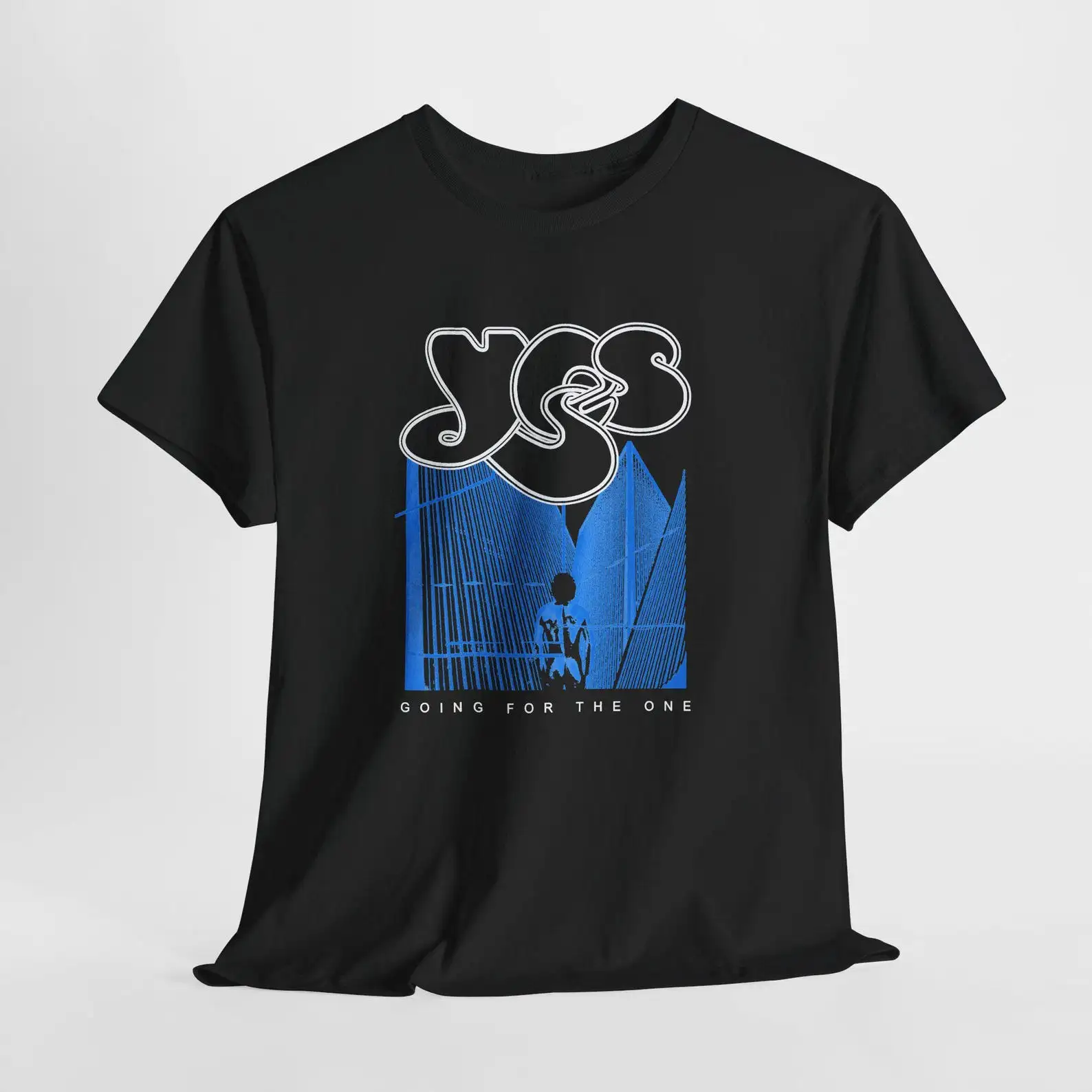 Yes Band Graphic Tee | Going for the One album art, Bridge silhouette