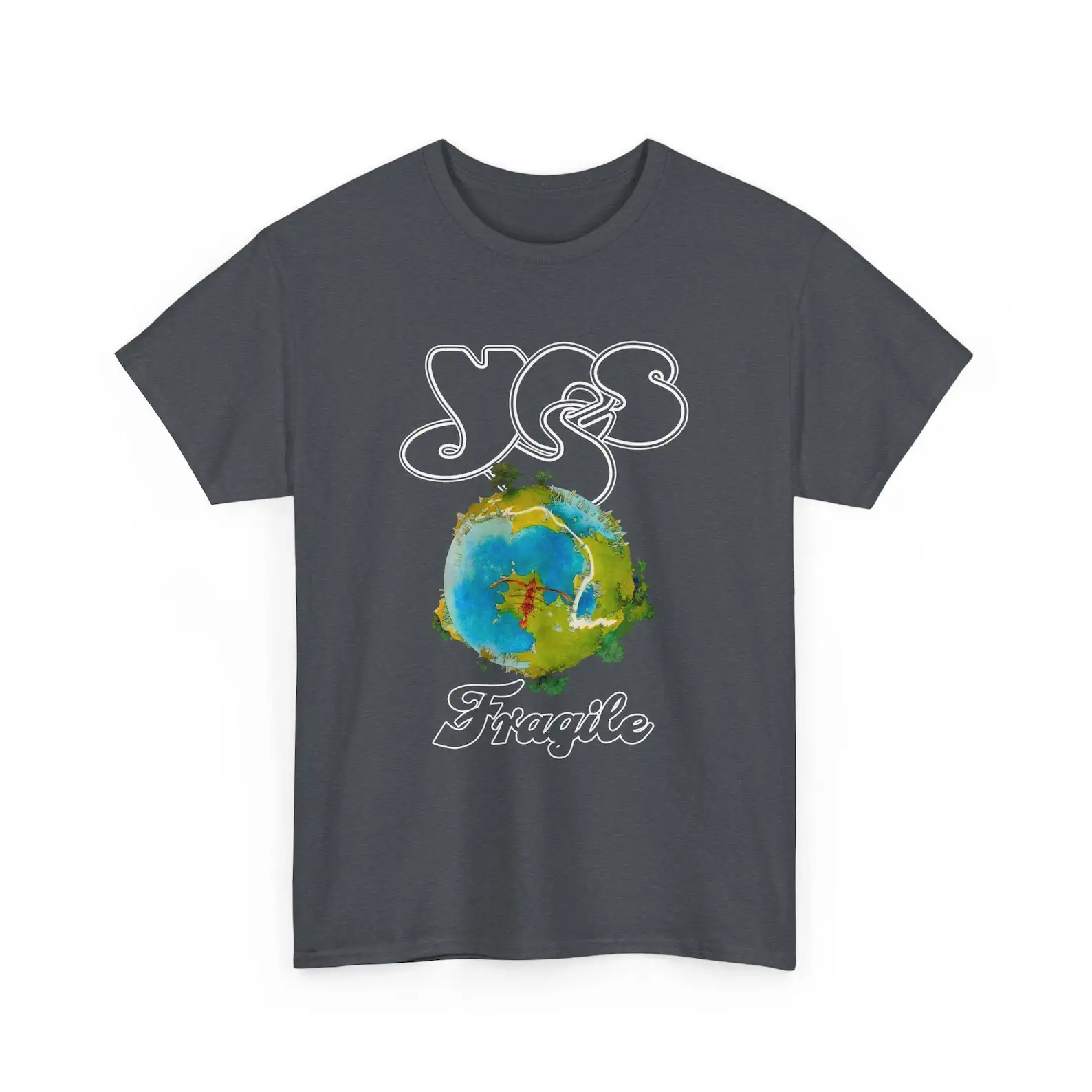 Alternative view of Yes Fragile T Shirt - Unisex Heavy Cotton Tee