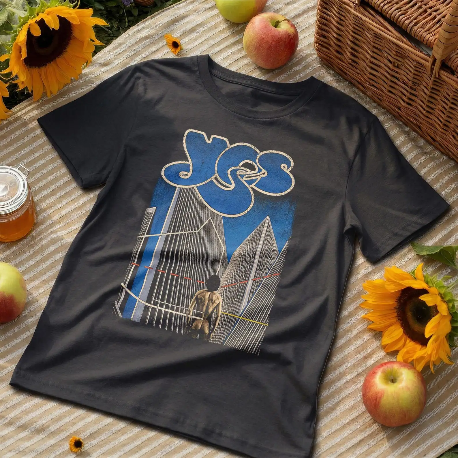 Yes T-Shirt | Vintage Retro Going For One Album Unisex Tee