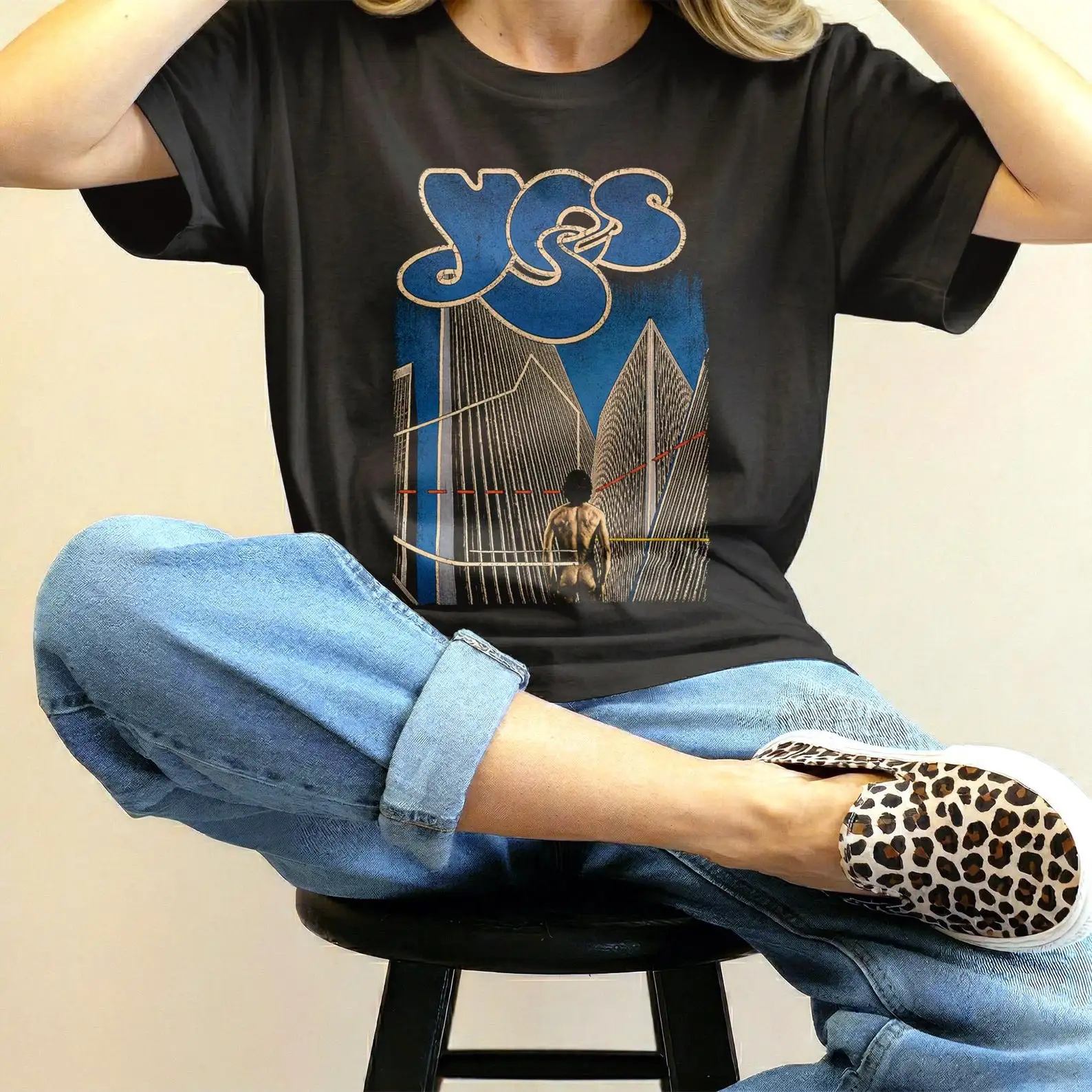 Yes T-Shirt | Vintage Retro Going For One Album Unisex Tee - Image 3