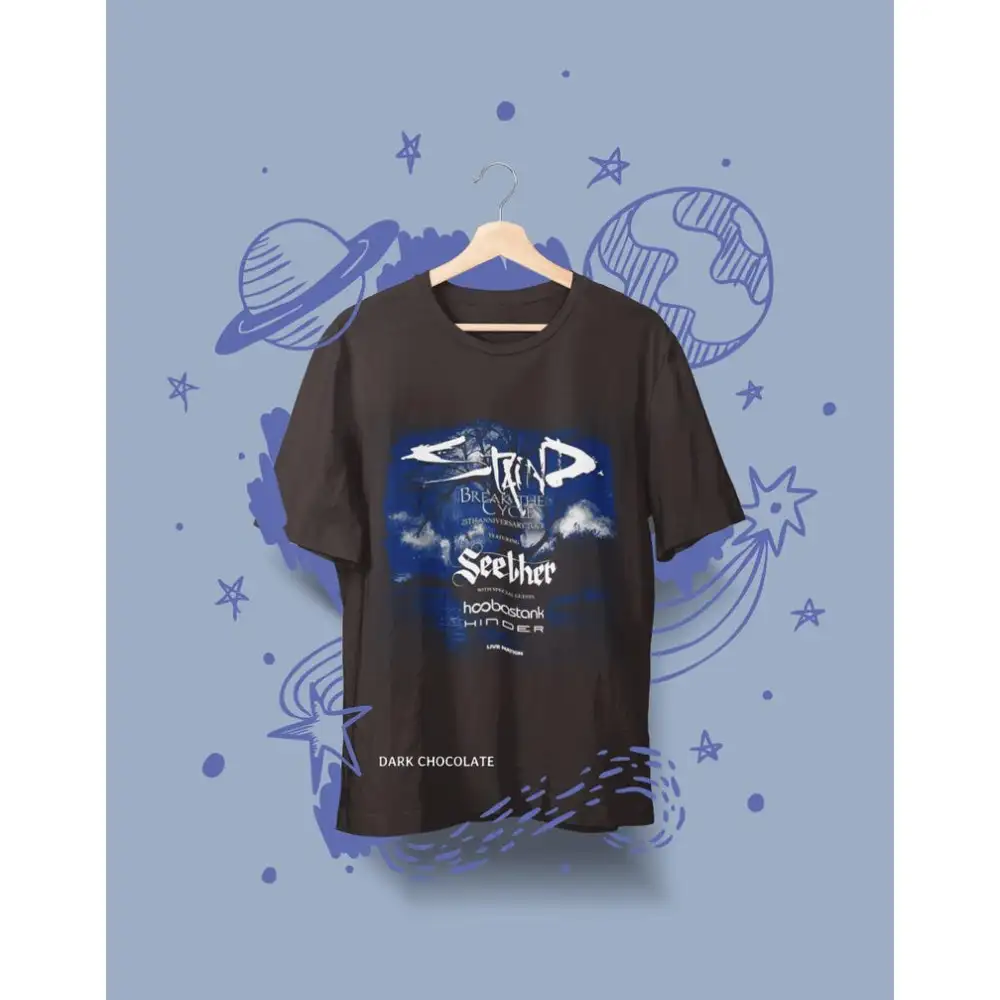 nisex Staind Break The Cycle Tour 2026 Shirt, 25th Anniversary Rock Band Tee, Vintage Alternative Metal Concert - Image 6